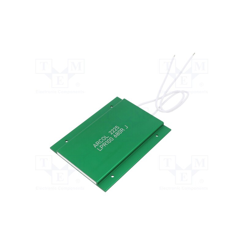 1 pcs x ARCOL - LPR100 680R J - Resistor: power, screw, 680Ω, 100W, ±5%, 100x75x5.7mm