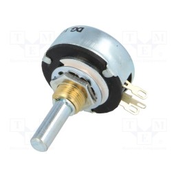 1 pcs x TELPOD - DG-106 470R - Potentiometer: shaft, single turn, 470Ω, 2W, ±10%, 6mm, wirewound
