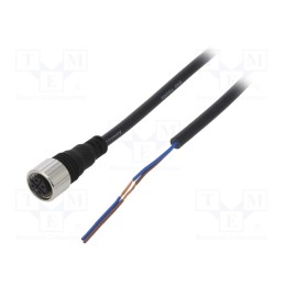 1 pcs x AUTONICS - CIA2-2 - Connection lead, M12, PIN: 2, straight, 2m, plug, Insulation: PVC