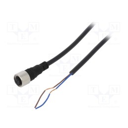 1 pcs x AUTONICS - CIA2-5 - Connection lead, M12, PIN: 2, straight, 5m, plug, Insulation: PVC