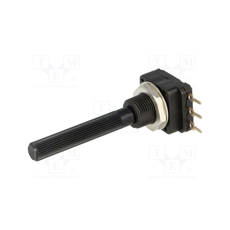 1 pcs x PIHER - PC16SH10IP06254A2020TA - Potentiometer: shaft, single turn, 250kΩ, 200mW, THT, 6mm, plastic