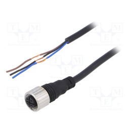 1 pcs x AUTONICS - CID3-5 - Connection lead, M12, PIN: 3, straight, 5m, plug, Insulation: PVC