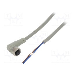 1 pcs x AUTONICS - CLAH2-5 - Connection lead, M12, PIN: 2, angled, 5m, plug, Wire colour: black