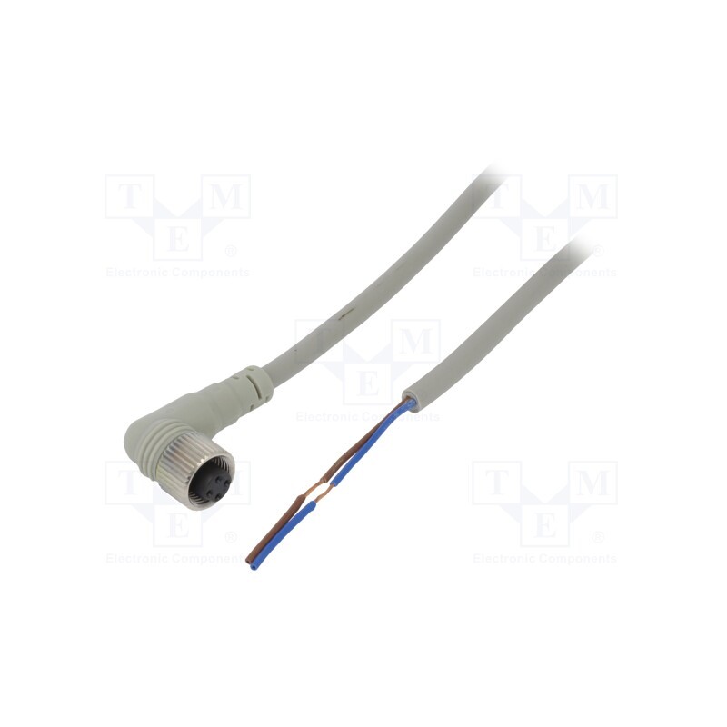 1 pcs x AUTONICS - CLAH2-5 - Connection lead, M12, PIN: 2, angled, 5m, plug, Wire colour: black