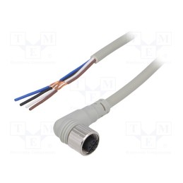 1 pcs x AUTONICS - CLDH4-5 - Connection lead, M12, PIN: 4, angled, 5m, plug, Wire colour: black
