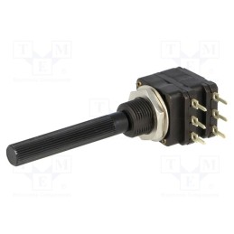 1 pcs x PIHER - PC16DH10IP06104B2020TA - Potentiometer: shaft, single turn, 100kΩ, 100mW, THT, 6mm, plastic