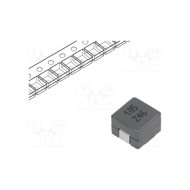 1 pcs x KEMET - TPI077050L105N - Inductor: wire, 105nH, Ioper: 36A, 0.32mΩ, 100kHz, -40÷125°C, ±20%