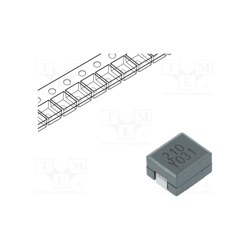 1 pcs x KEMET - TPI111065L210N - Inductor: wire, 210nH, Ioper: 50A, 0.29mΩ, 100kHz, -40÷125°C, ±10%