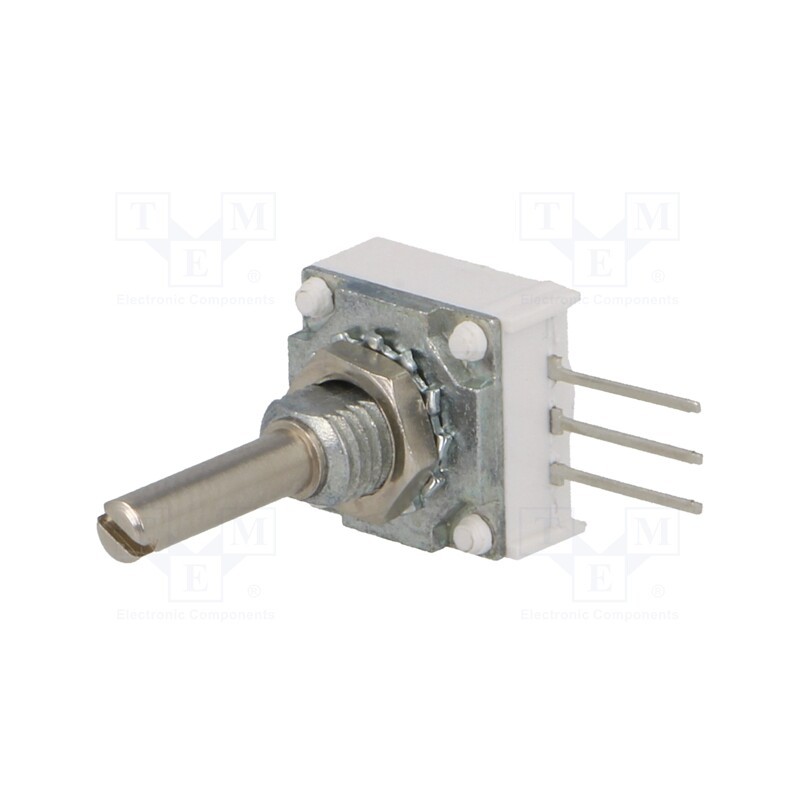 1 pcs x VISHAY - 14910A0BHSX10252KA - Potentiometer: shaft, 2.5kΩ, 1W, ±10%, 3.17mm, THT, Shaft: smooth
