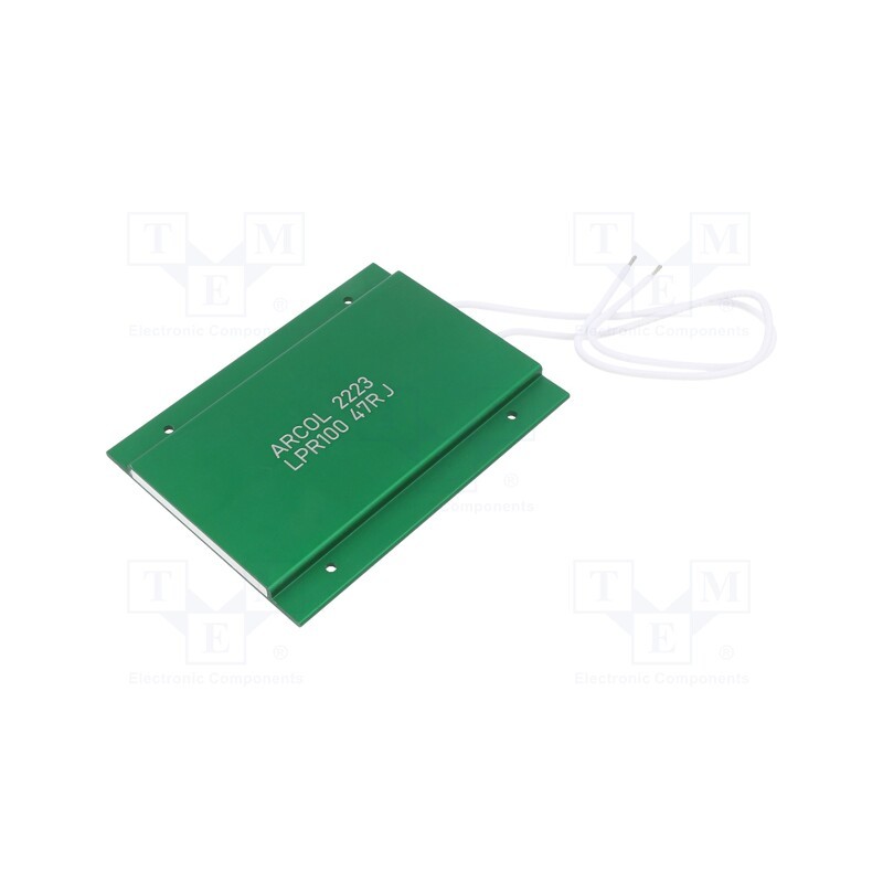 1 pcs x ARCOL - LPR100 47R J - Resistor: power, screw, 47Ω, 100W, ±5%, 100x75x5.7mm, for soldering