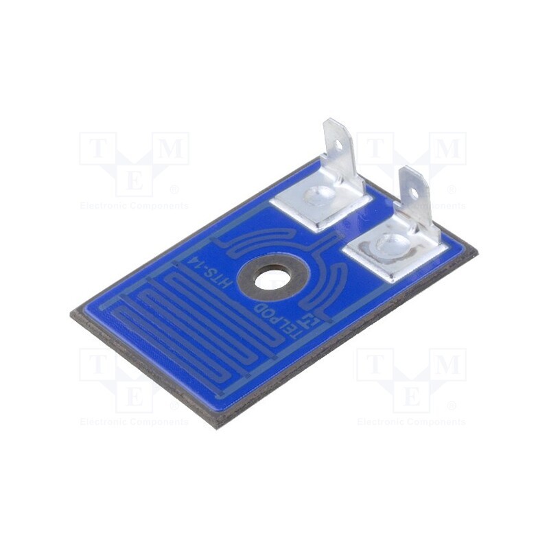 1 pcs x TELPOD - HTS-14-12-40-3/4.8 - Resistor: thick film, heating, screw, 40W, Temp: -40÷200°C, H: 1mm