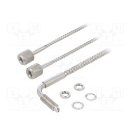 1 pcs x AUTONICS - GDL-610-12V2 - Sensor: fiber-optic, Range: 0÷130mm, -60÷250°C, Len: 1m, Thread: M6