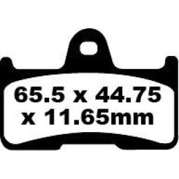 Rear pads cf moto 500 625 yamaha yfm 660 grizzly