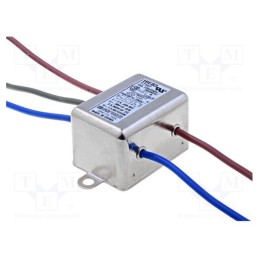 1 pcs x TE Connectivity - 1-6609020-0 - Filter: anti-interference, single-phase, 250VAC, Ioper.max: 10A