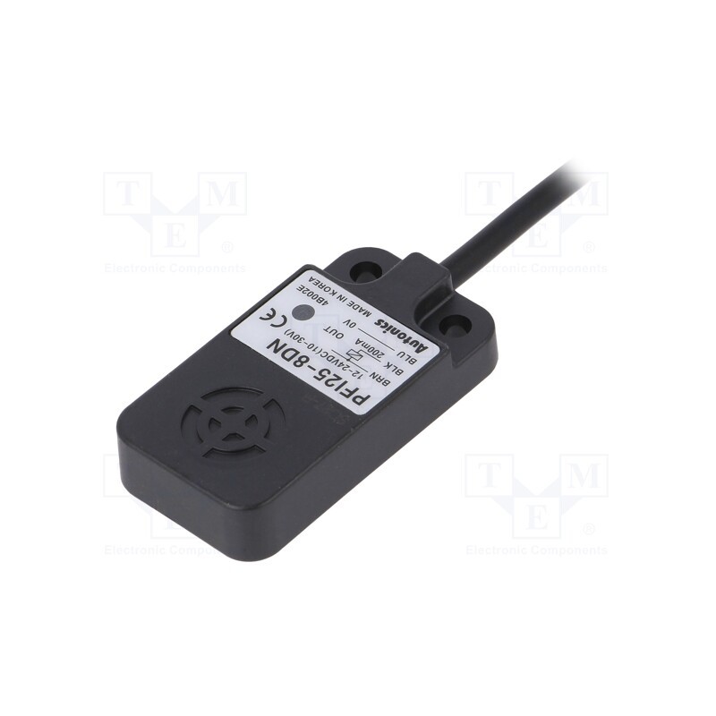 1 pcs x AUTONICS - PFI25-8DN - Sensor: inductive, 0÷8mm, NPN / NO, Usup: 10÷30VDC, 200mA, lead 2m