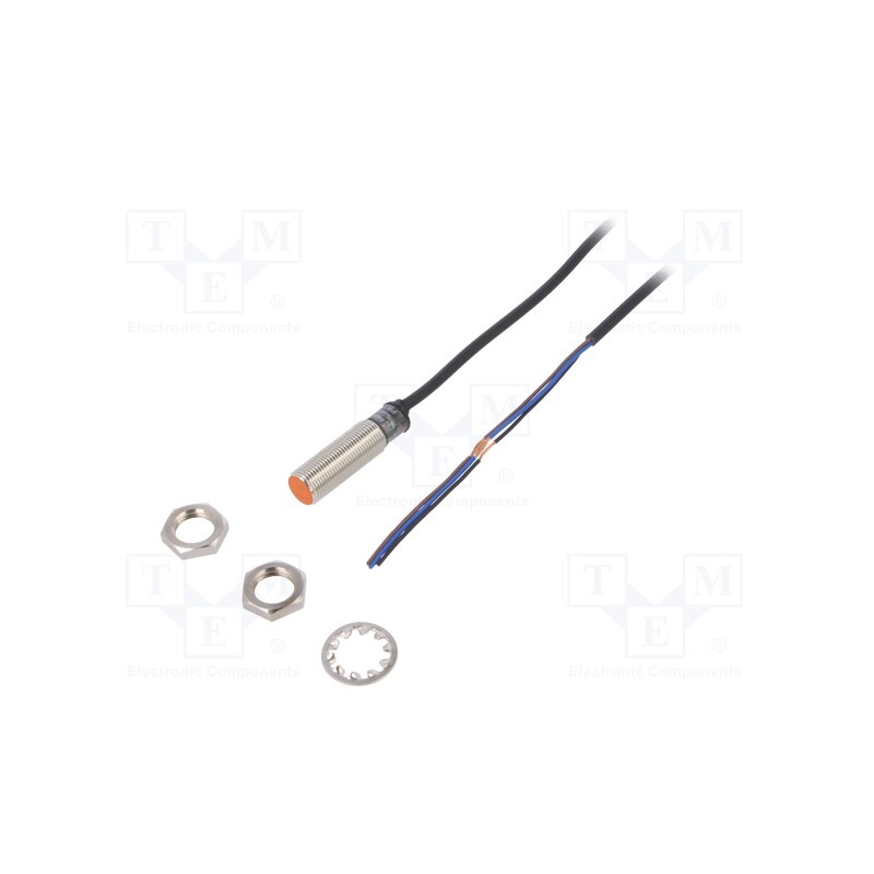 1 pcs x AUTONICS - PR12-2DP - Sensor: inductive, OUT: PNP / NO, 0÷2mm, 10÷30VDC, M12, IP67, 200mA