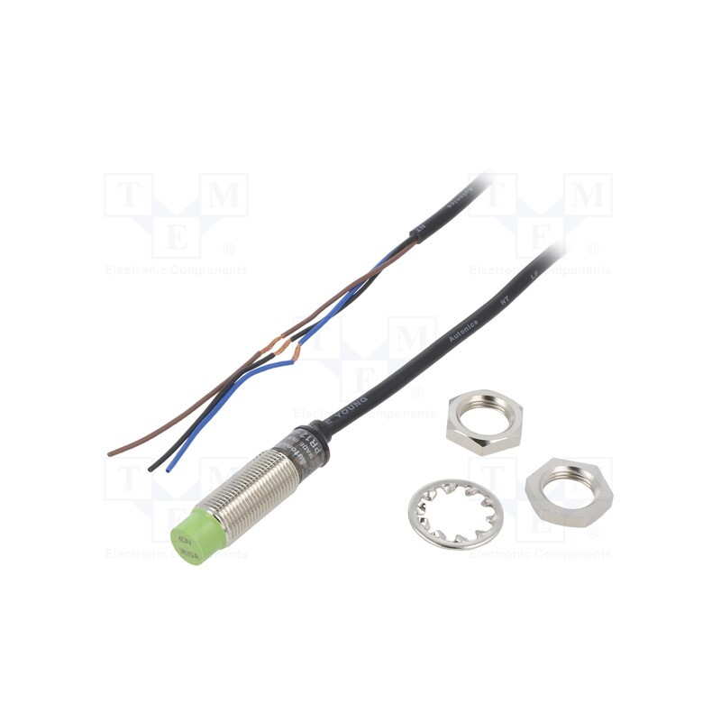 1 pcs x AUTONICS - PR12-4DN - Sensor: inductive, OUT: NPN / NO, 0÷4mm, 10÷30VDC, M12, IP67, 200mA