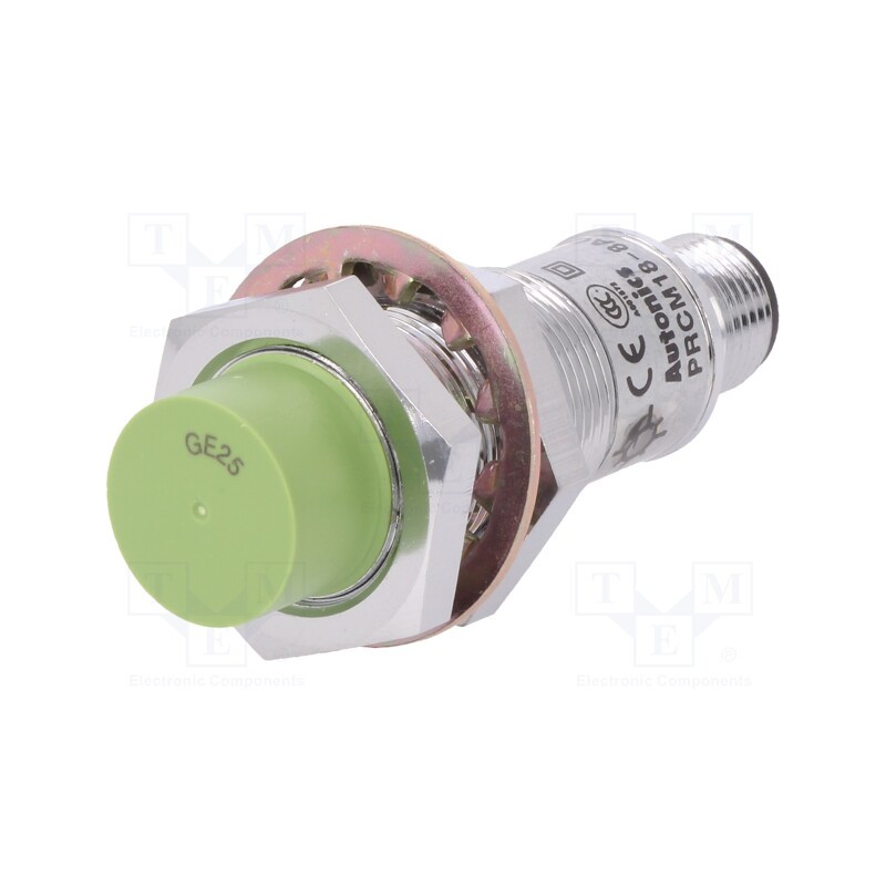 1 pcs x AUTONICS - PRCM18-8AO - Sensor: inductive, Range: 0÷8mm, 85÷264VAC, OUT: 2-wire NO, M18