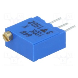 1 pcs x VISHAY - M64W104KB40 - Potentiometer: mounting, multiturn, 100kΩ, 500mW, THT, ±10%, linear