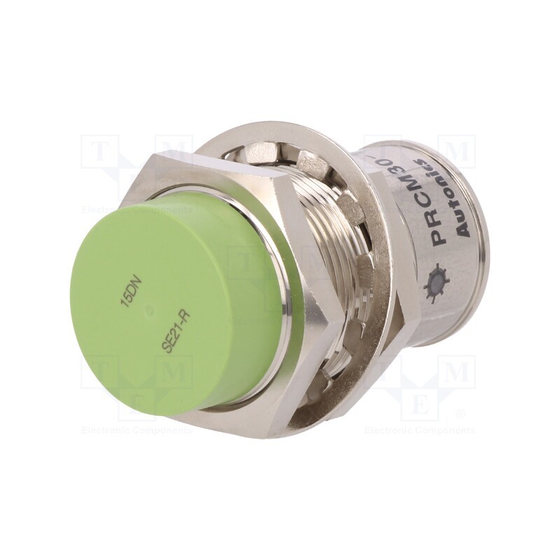1 pcs x AUTONICS - PRCM30-15DN - Sensor: inductive, OUT: NPN / NO, 0÷15mm, 10÷30VDC, M30, IP67, 200mA