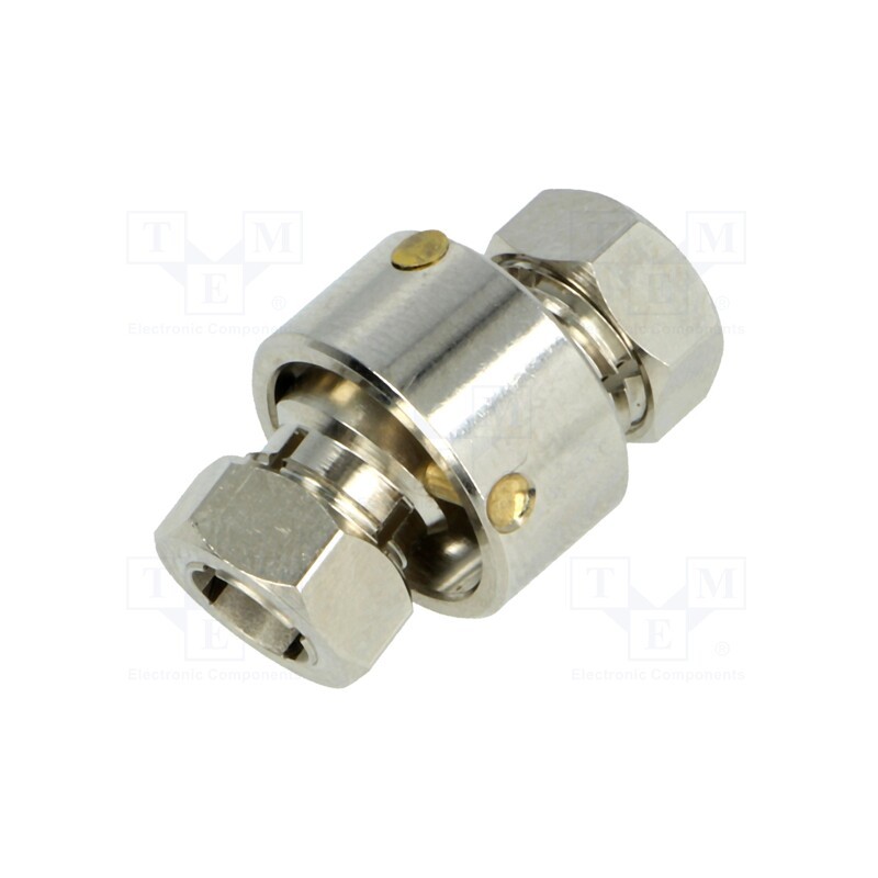 1 pcs x MENTOR - 648.66 - Adapter, nickel plated steel, silver, Shaft: smooth