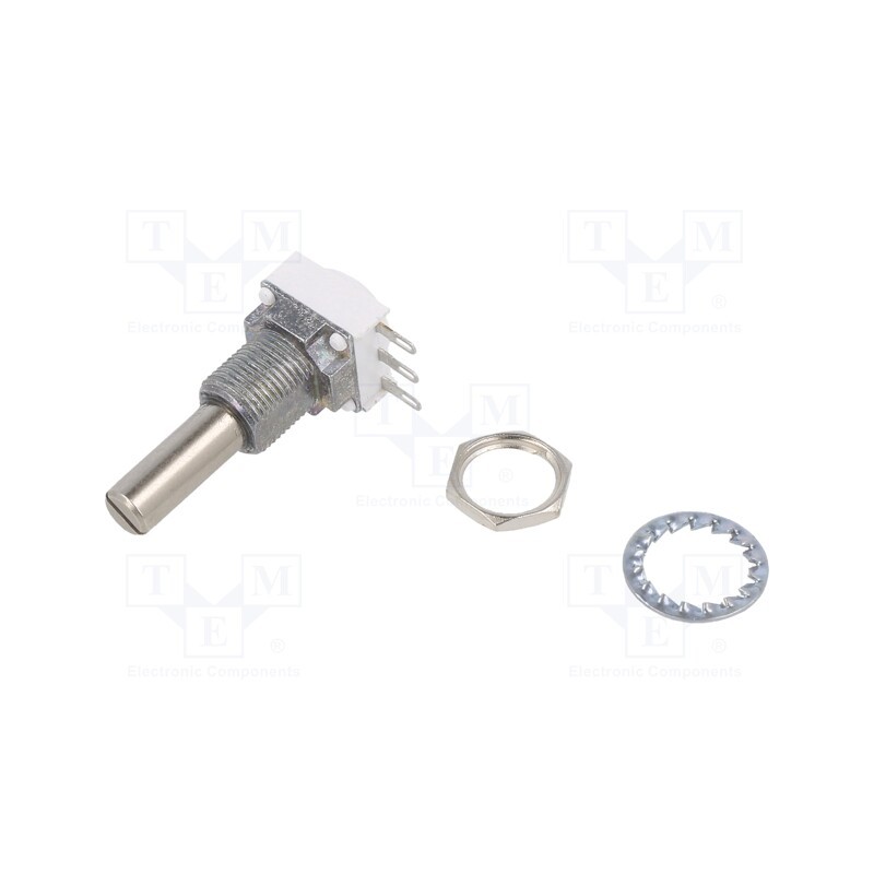 1 pcs x VISHAY - P11S1V0FLSY00101KA - Potentiometer: shaft, single turn, 100Ω, 1W, ±10%, 6mm, linear