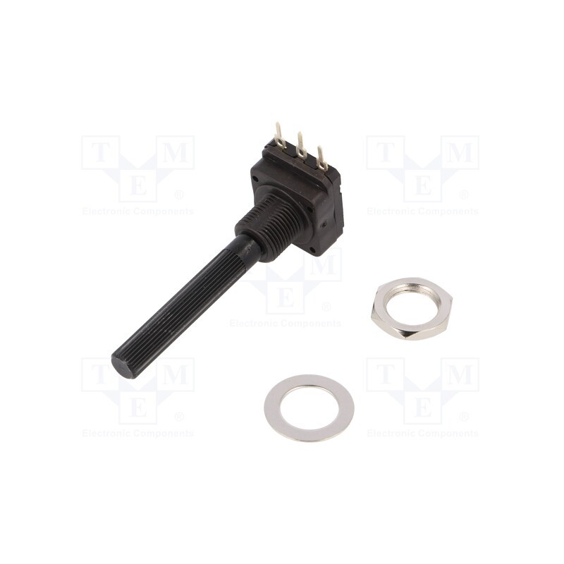 1 pcs x PIHER - PC16SH10IP06103A2020TA - Potentiometer: shaft, single turn, 10kΩ, 200mW, THT, 6mm, plastic