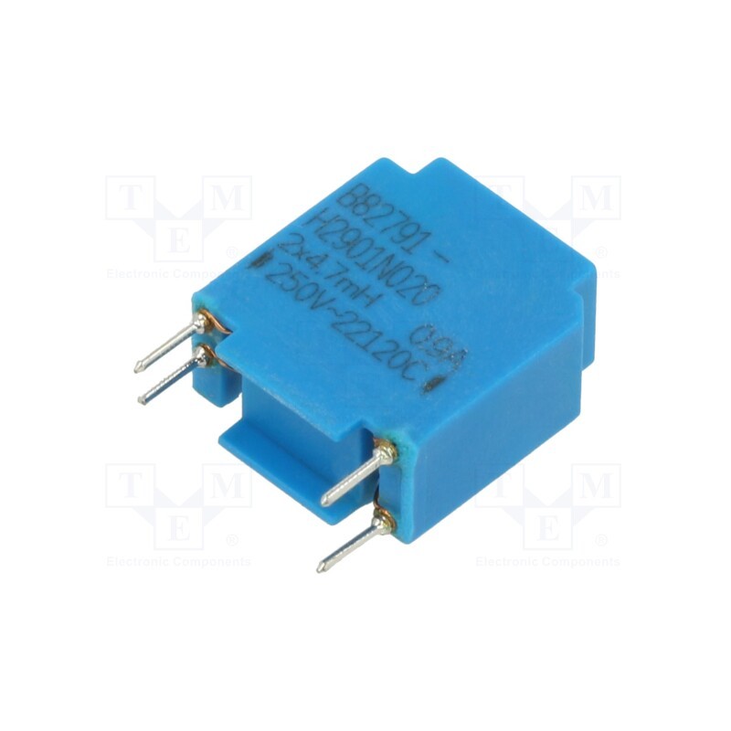 1 pcs x TDK - B82791H2901N020 - Inductor: common mode, THT, 4.7mH, 900mA, 250mΩ, -40÷125°C, ±30%