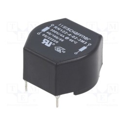 1 pcs x SCHAFFNER - RN122-4-02-3M3 - Inductor: wire with current compensation, THT, 3.3mH, 4A, 46mΩ