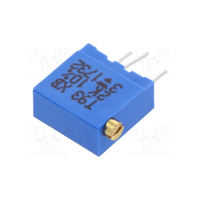 1 pcs x VISHAY - T93XB202KT20 - Potentiometer: mounting, multiturn, 2kΩ, 500mW, THT, ±10%, linear