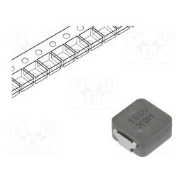 1 pcs x KEMET - MPLCV1054L100 - Inductor: wire, SMD, 4539, 10uH, Ioper: 7.1A, 25mΩ, -55÷155°C, ±20%