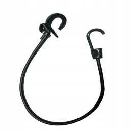 Rubber fastening rope with luggage hooks