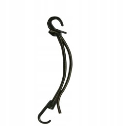 Rubber fastening rope with luggage hooks