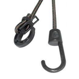 Rubber fastening rope with luggage hooks