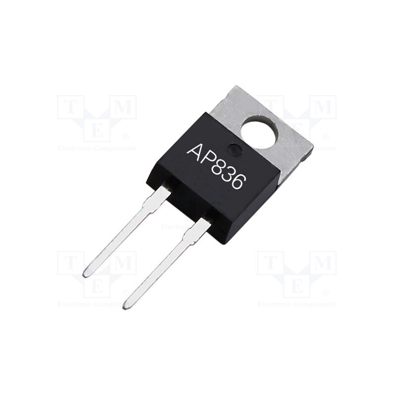 1 pcs x ARCOL - AP836 10R J - Resistor: thick film, THT, TO220, 10Ω, 35W, ±5%, -65÷150°C