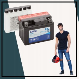 Battery for quad 3ah exide agm etx4l bs atv efficient durable durable