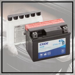 Battery for quad 3ah exide agm etx4l bs atv efficient durable durable