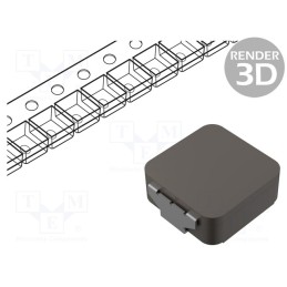 1 pcs x KEMET - MPEV1D1040L1R5 - Inductor: wire, SMD, 1.5uH, Ioper: 17.7A, 5.4mΩ, ±20%, Isat: 26A