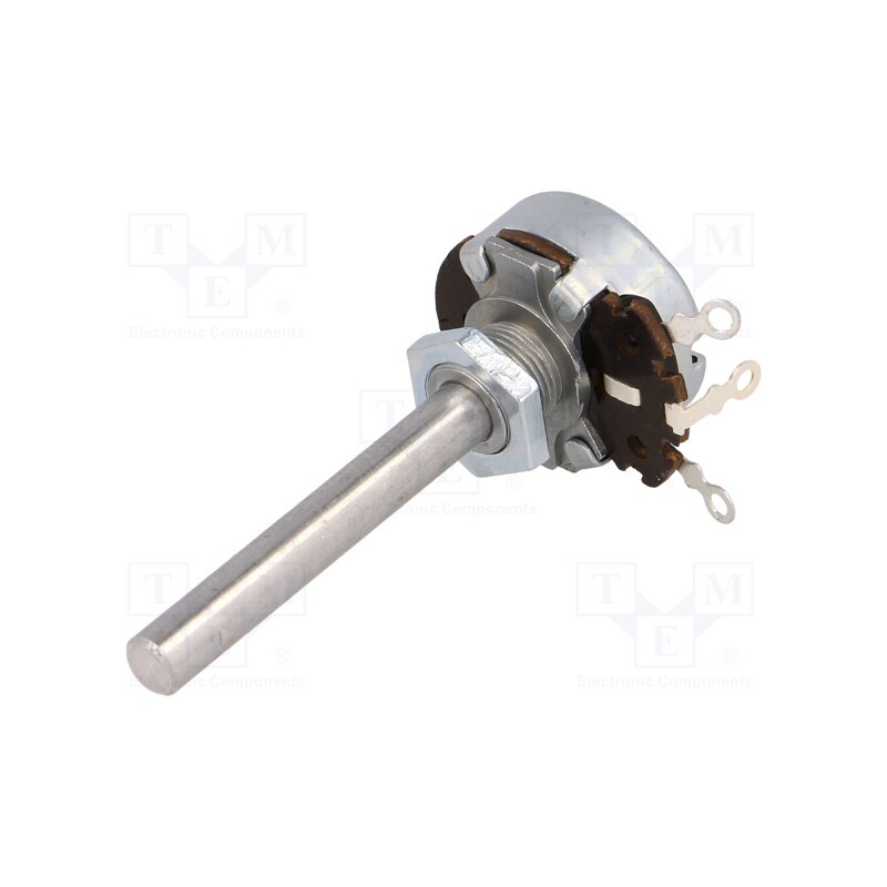 1 pcs x AB Elektronik - 3104606793 - Potentiometer: shaft, single turn, 2.5kΩ, 4W, ±10%, 6mm, wirewound