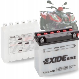 Battery for quad 5ah exide 12n5 3b atv motorcycle battery durable durable