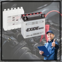 Battery for quad 5ah exide 12n5 3b atv motorcycle battery durable durable