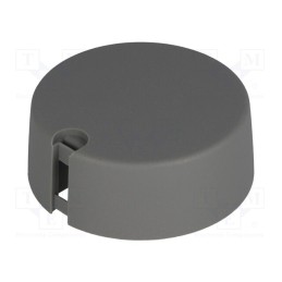 1 pcs x OKW - A1040048 - Knob, with pointer, plastic, Øshaft: 4mm, Ø40x16mm, grey, A10