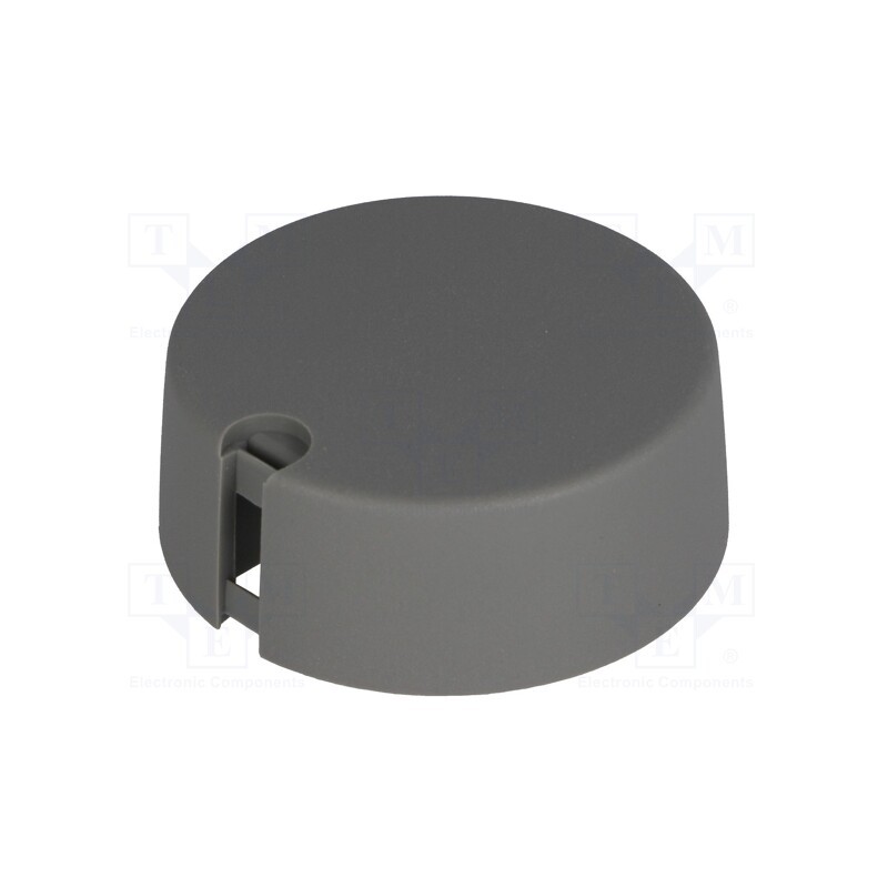 1 pcs x OKW - A1040048 - Knob, with pointer, plastic, Øshaft: 4mm, Ø40x16mm, grey, A10