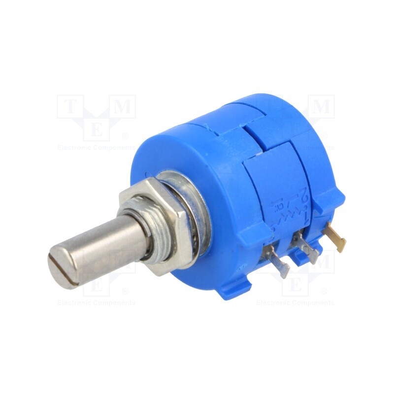 1 pcs x BOURNS - 3590S-4-103L - Potentiometer: shaft, multiturn, 10kΩ, 2W, ±5%, 6.35mm, linear, IP65