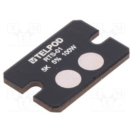 1 pcs x TELPOD - RTS-01-100-5K-5-1 - Resistor: thick film, screw, 5kΩ, 100W, ±5%, 38x25x2mm, 100ppm/°C