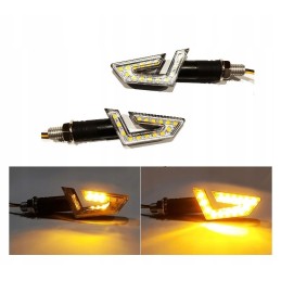 Dynamic floating LED turn signals, 15 LEDs