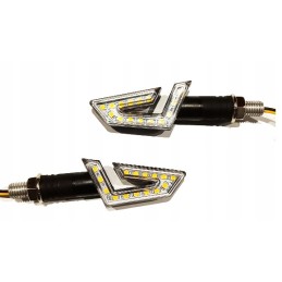 Dynamic floating LED turn signals, 15 LEDs