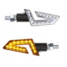 Dynamic floating LED turn signals, 15 LEDs