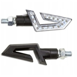 Dynamic floating LED turn signals, 15 LEDs