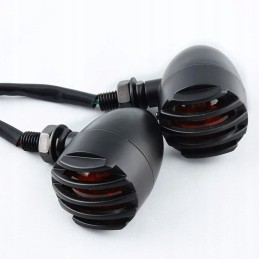 Turn signals grill chopper cruiser custom bobber